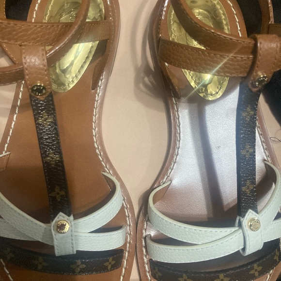 NEW - Louis Vuitton Explorer Flat Sandals - Picture 5 of 11